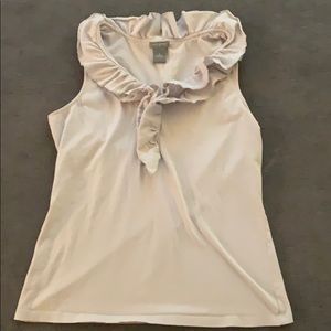 Ann Taylor, grey top, M